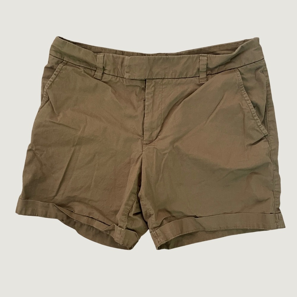Label‎ of Graded Goods LOGG Shorts Dark Brown sz 8 Chino Cuffed Indie Safari